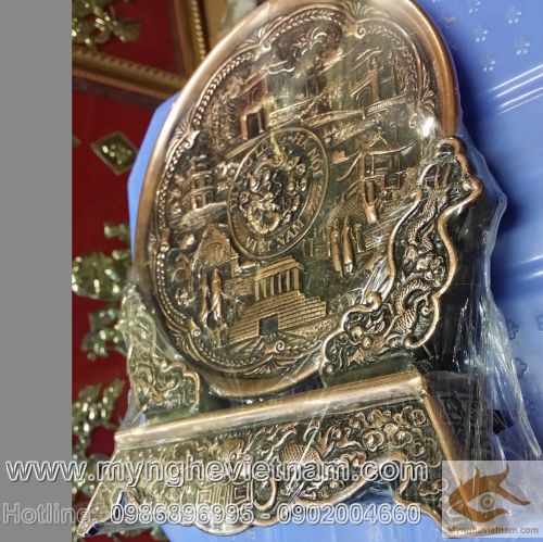 Đĩa đồng 6 cảnh Hà Nội, Văn hóa Hà Nội, Việt Nam, sản xuất quà tặng, đĩa đồng lưu niệm, chùa 1 cột, khuê văn cac, tháp rùa, lăng bác,chợ đồng xuân,cầu thê húc