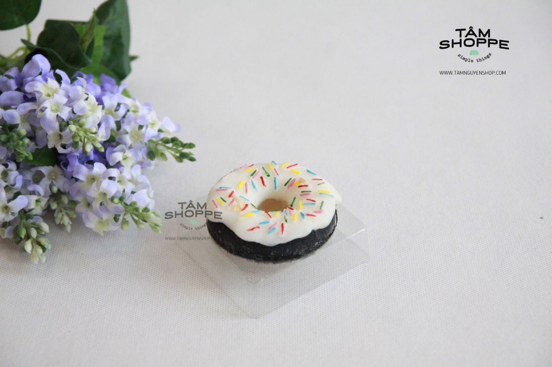 Nến trang trí hình bánh cupcake, donuts (Ảnh 6)