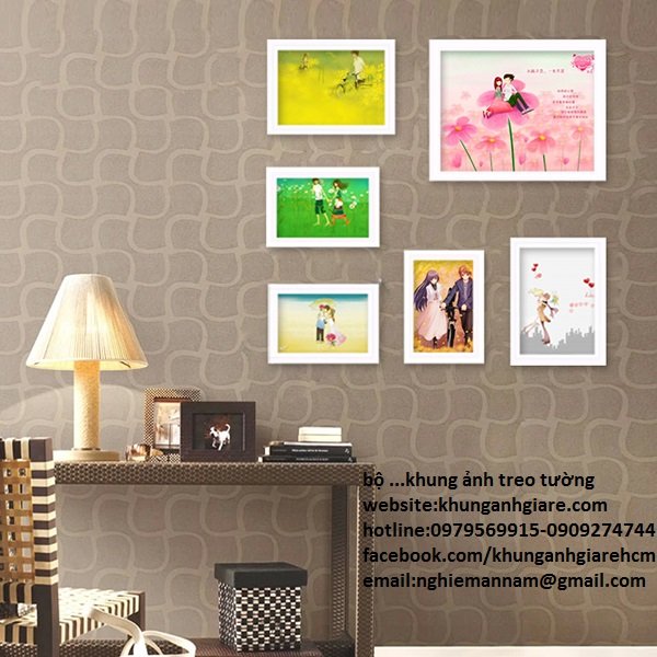 khung tranh bộ 6 ảnh treo tường khung tranh bộ 6 ảnh treo tường