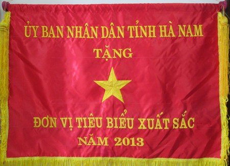 huy hiệu xuất sắc của công ty Ngân Hoa
