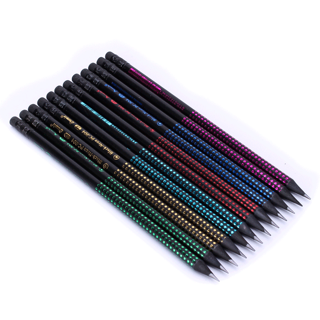 Bút chì 2B Dumit PC204 (chấm bi tròn) (Ảnh 2)
