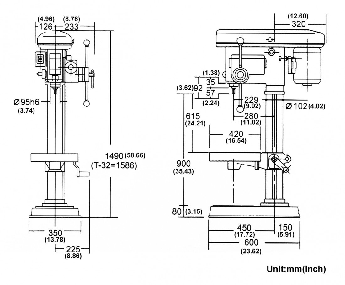 Máy taro Yichang HDT-32 (Ảnh 2)