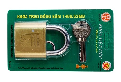 Khóa treo đồng Việt Tiệp 1466/52MB