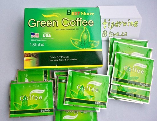 Trà giảm cân green coffee USA 1