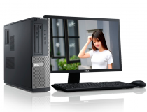 Máy tính Desktop Dell OPTIPLEX 790 SFF - V01  (Intel Core i3-2100 3.4Ghz, RAM 4GB, HDD 320GB, VGA Intel HD Graphics 2000, Màn hình Dell 19inch, Win 8)